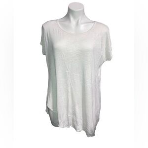 Cool Melon Women’s XL White Short Sleeve Top